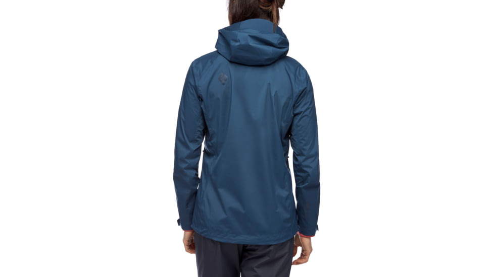 Black Diamond Stormline Stretch Rain Shell - Womens, Ink Blue, Extra Small, APM6974014XSM1