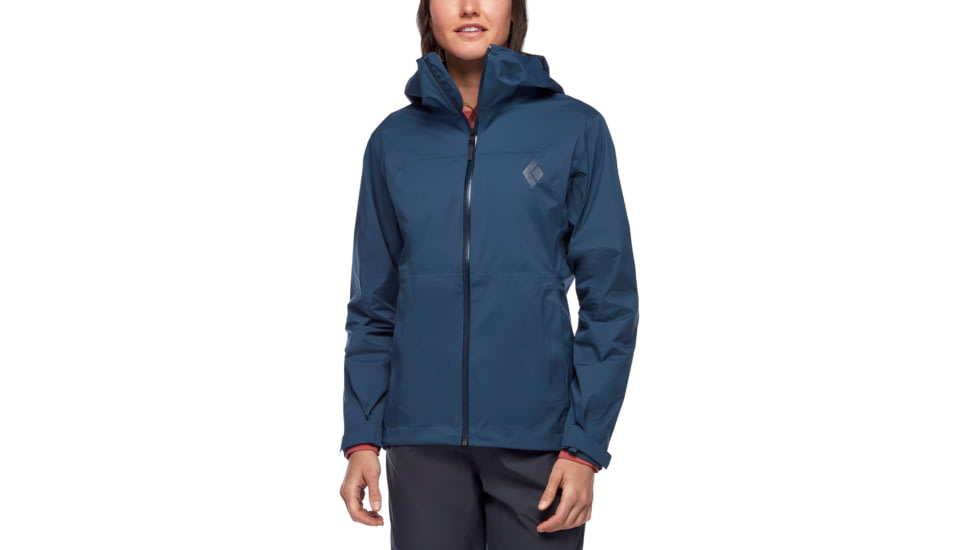 Black Diamond Stormline Stretch Rain Shell - Womens, Ink Blue, Extra Small, APM6974014XSM1