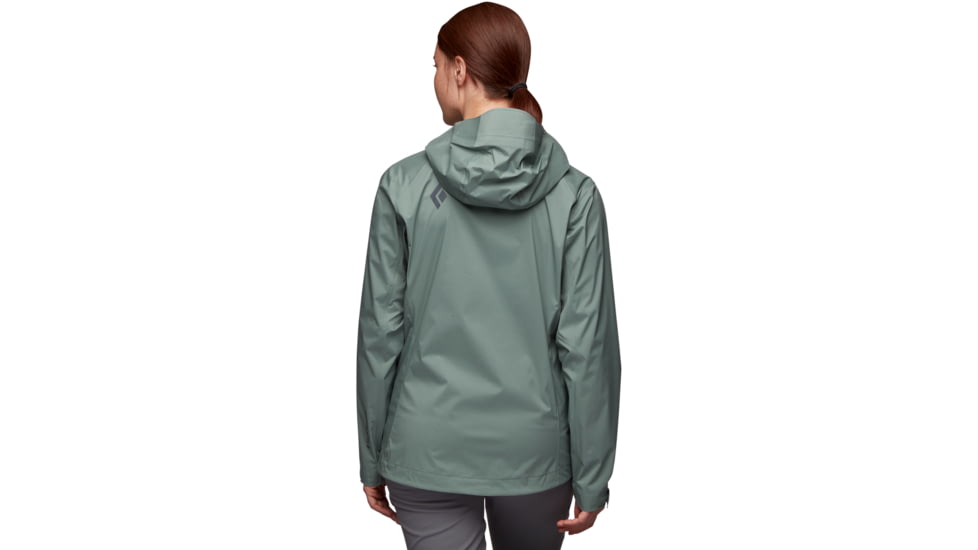 Black Diamond StormLine Stretch Rain Shell - Womens, Laurel Green, Large, APM6973053LRG1