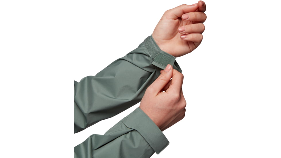 Black Diamond StormLine Stretch Rain Shell - Womens, Laurel Green, Large, APM6973053LRG1