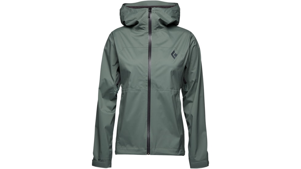 Black Diamond StormLine Stretch Rain Shell - Womens, Laurel Green, Large, APM6973053LRG1