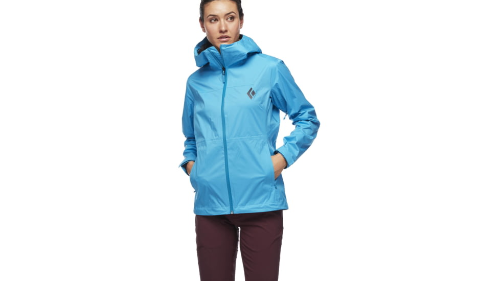 Black Diamond StormLine Stretch Rain Shell - Womens, Ocean, Small, APM6974018SML1