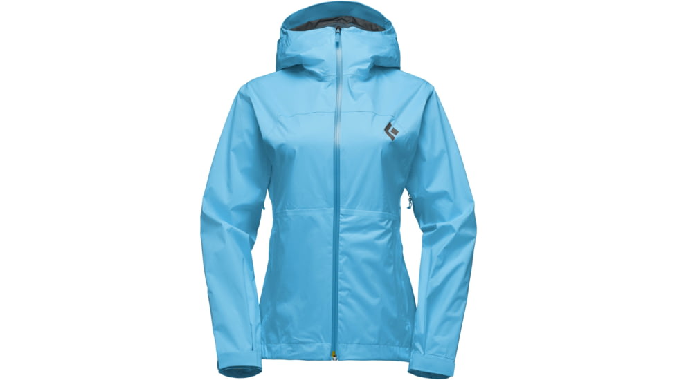 Black Diamond StormLine Stretch Rain Shell - Womens, Ocean, Small, APM6974018SML1