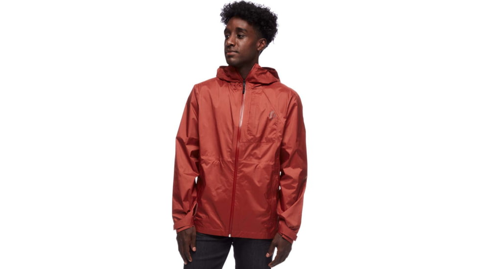Black Diamond Treeline Rain Shell - Mens, Red Rock, Large, AP7450086019LRG1