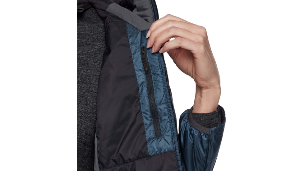 Black Diamond Vision Hybrid Hoody - Womens, Azurite, Extra Small, AP7440464022XSM1