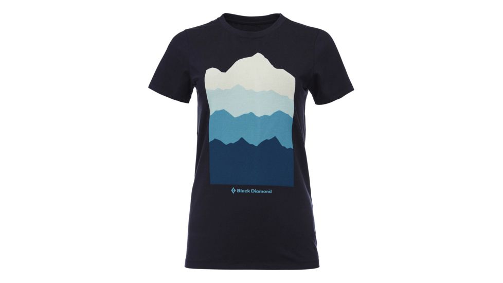 Black Diamond Vista Short Sleeve T-Shirt - Womens, Eclipse, Large, AP7300494011LRG1