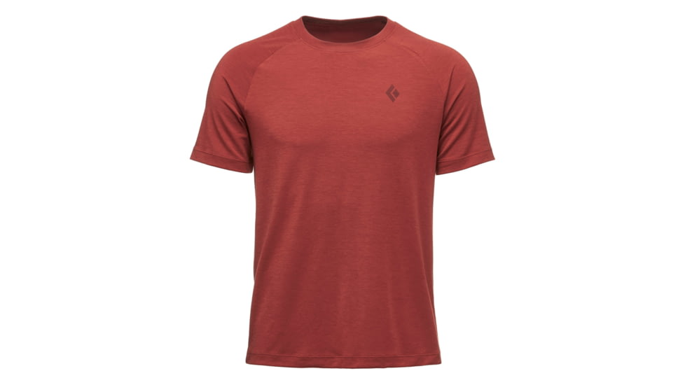 Black Diamond Watchtower Mens Short Sleeve Tee Shirt, Brick, Small, APF4E9605SML1