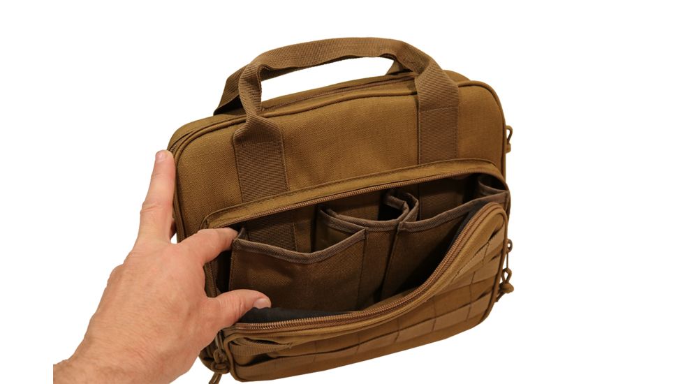 Black Line Double Pistol Case, Coyote, BL08CY