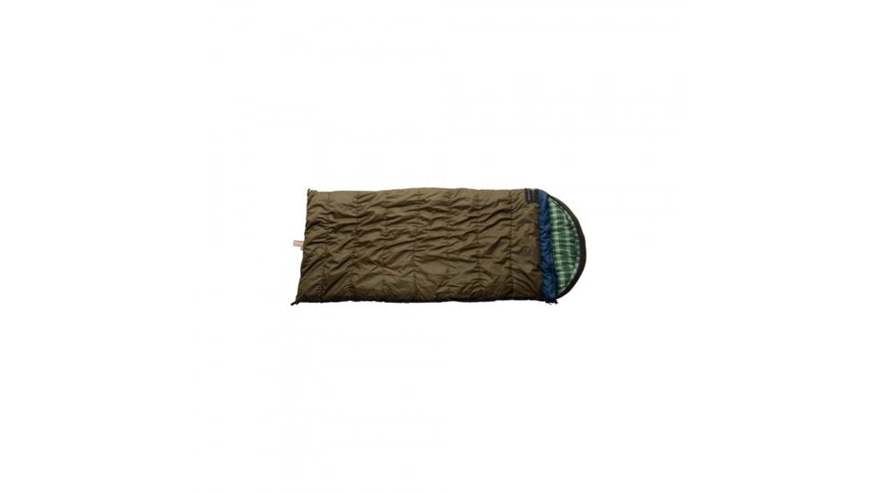 Black Pine Sports Comfort Tour+20 Sleeping Bag, Green, Large, 30006