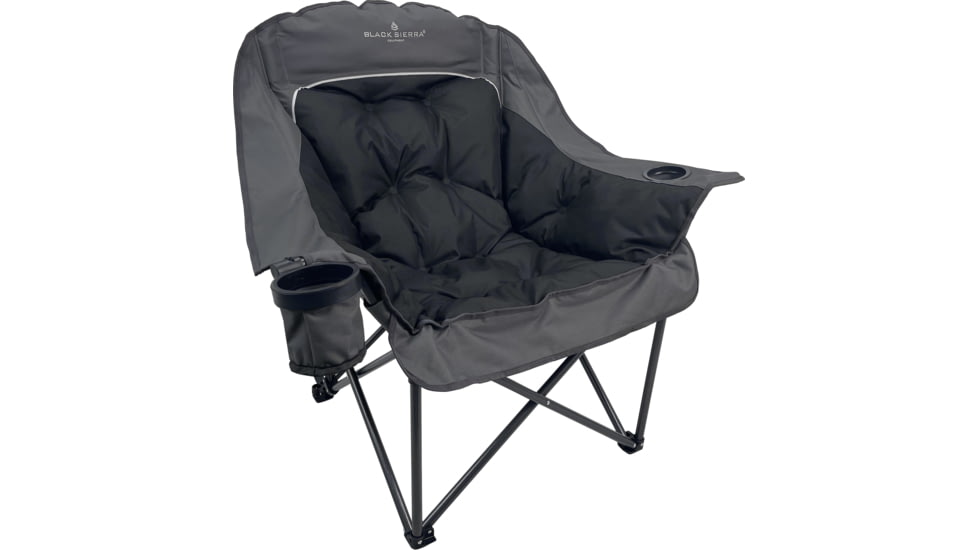 BLACK SIERRA EQUIPMENT Comfort Cloud Chair , Black, QACH2-017-BLK-BSE