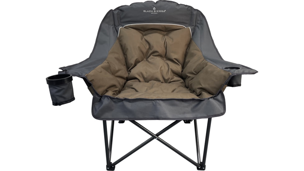 BLACK SIERRA EQUIPMENT Comfort Cloud Chair , Walnut, QACH2-017-WNT-BSE