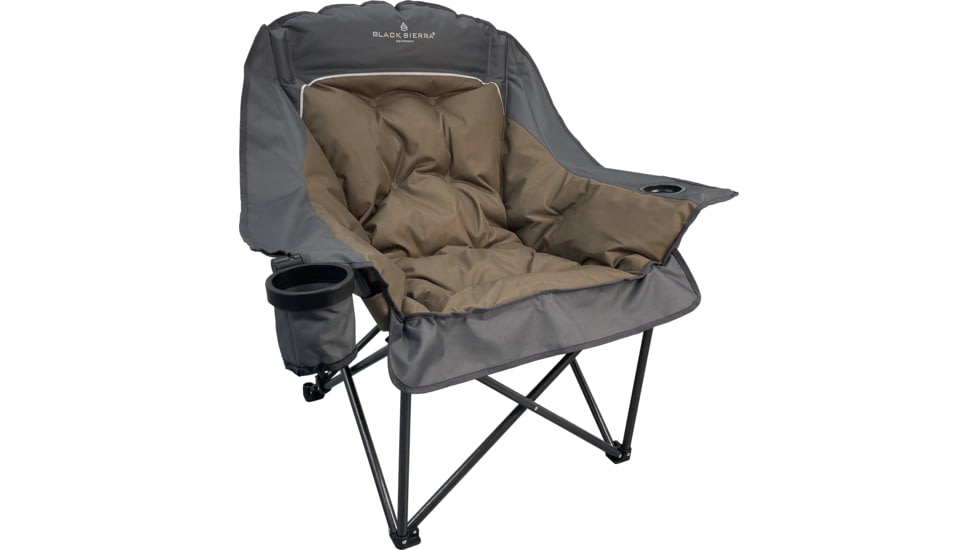 BLACK SIERRA EQUIPMENT Comfort Cloud Chair , Walnut, QACH2-017-WNT-BSE
