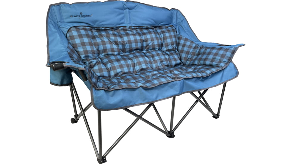 BLACK SIERRA EQUIPMENT Comfort Cloud Sofa , Buffalo Check Blue, DWCH-017C-BLU-BSE