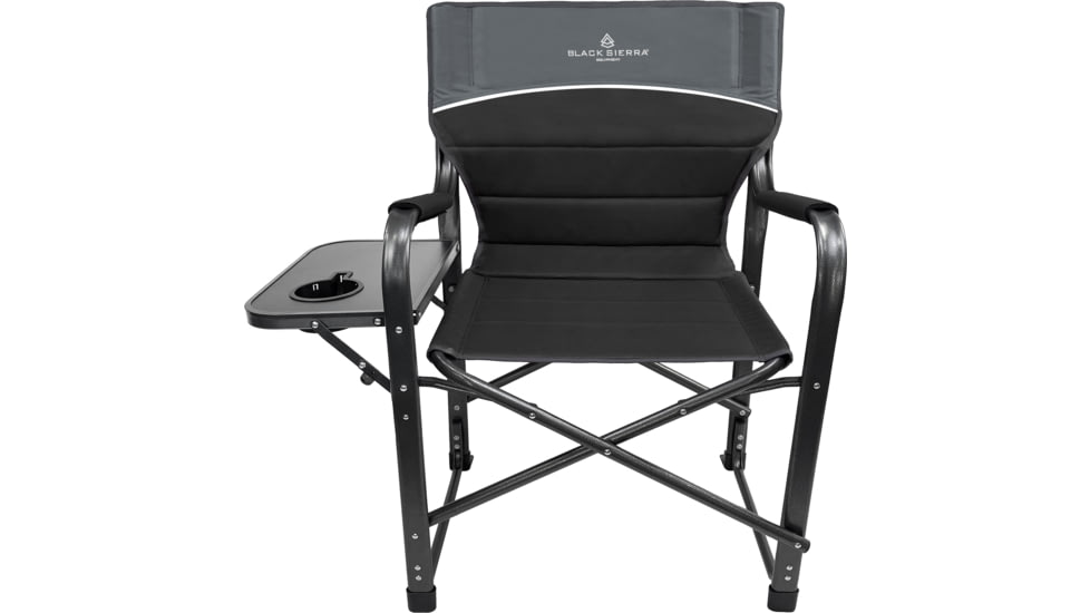BLACK SIERRA EQUIPMENT HD XL Directors Chair, Black, DRCH2-012-BLK-BSE