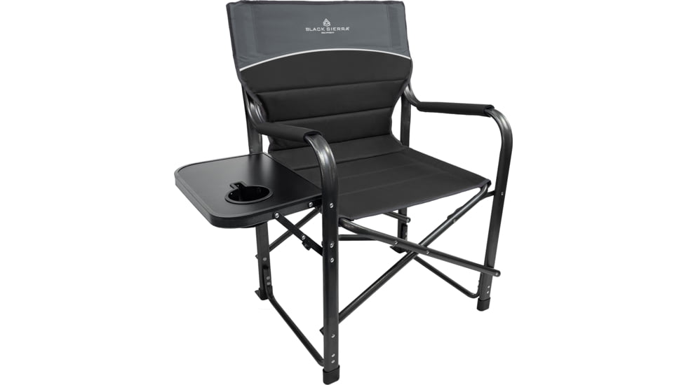 BLACK SIERRA EQUIPMENT HD XL Directors Chair, Black, DRCH2-012-BLK-BSE