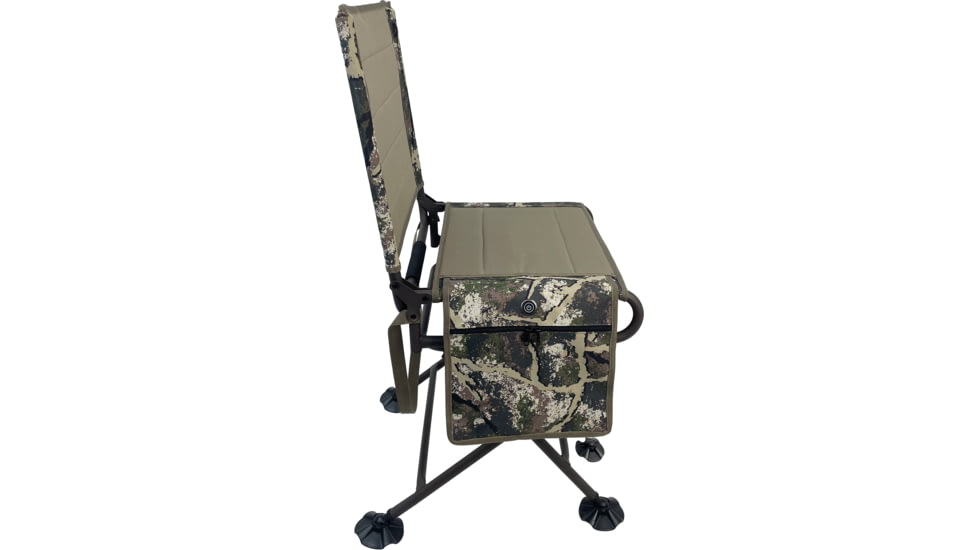 BLACK SIERRA EQUIPMENT Heated Engage Swivel Chair,Ranger Camo, HCH-034H-RG-BSE