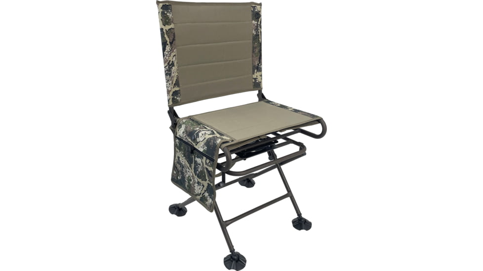 BLACK SIERRA EQUIPMENT Heated Engage Swivel Chair,Ranger Camo, HCH-034H-RG-BSE