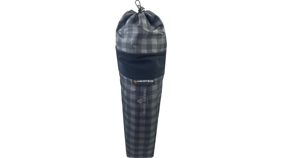 BLACK SIERRA EQUIPMENT Heated Fleece Comfort Cloud , Gray Check, QACH-017CFH-GRY-BSE