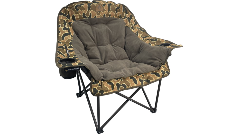 BLACK SIERRA EQUIPMENT Heated Fleece Comfort Cloud , OG Camo, QACH-017FH-OG-BSE