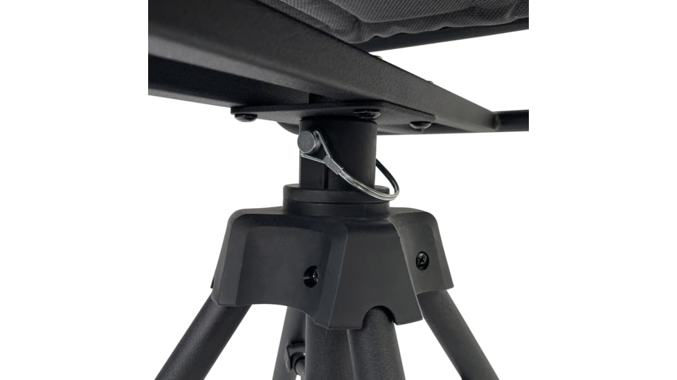 BLACK SIERRA EQUIPMENT HI-LINE Swivel Chair,Black, HCH-032-BLK-BSE