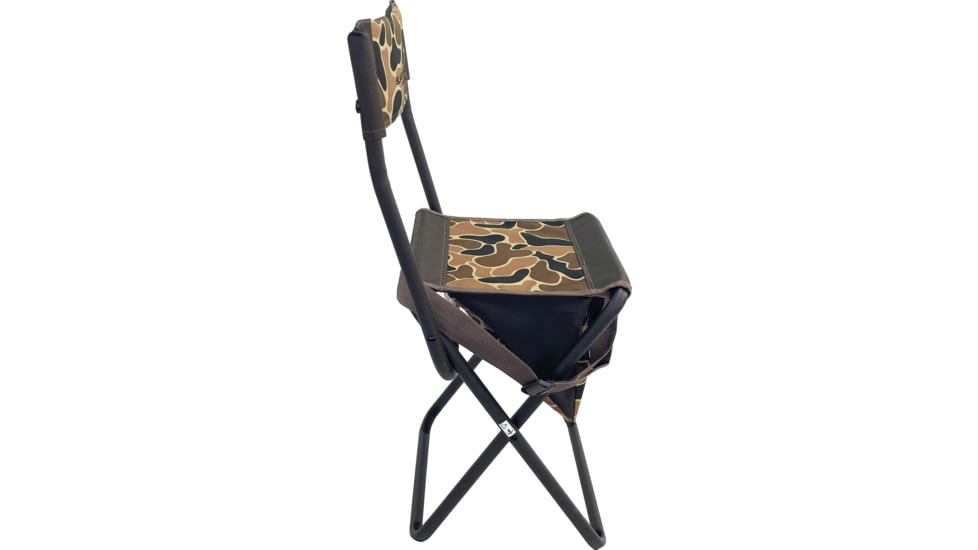 BLACK SIERRA EQUIPMENT High Back Shooter Stool, OG Camo, HCH2-025-OG-BSE