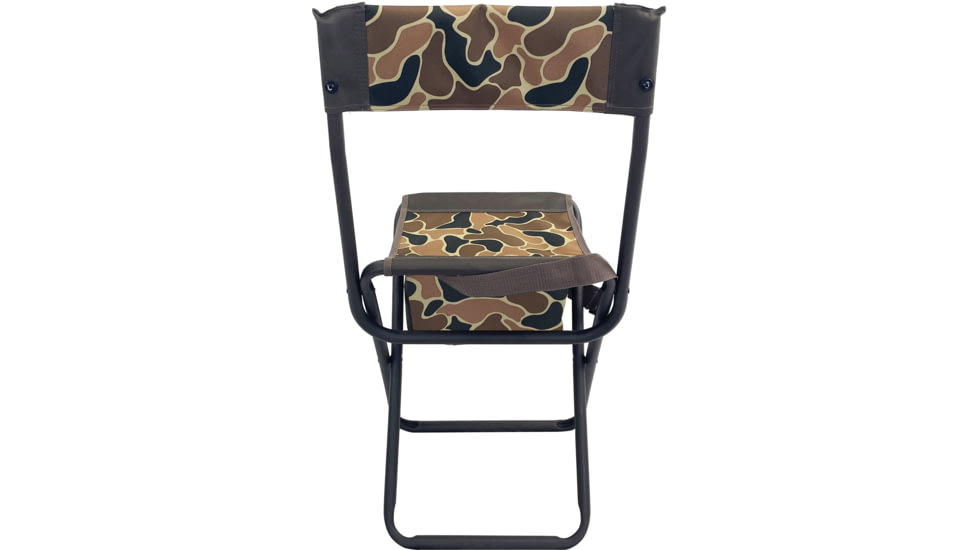 BLACK SIERRA EQUIPMENT High Back Shooter Stool, OG Camo, HCH2-025-OG-BSE