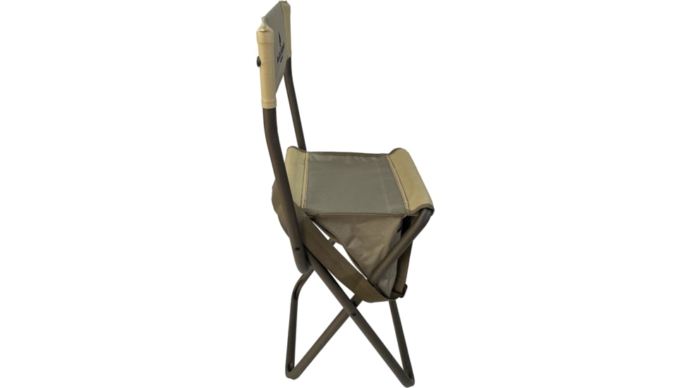 BLACK SIERRA EQUIPMENT High Back Shooter Stool,Tan, HCH2-025-TAN-BSE