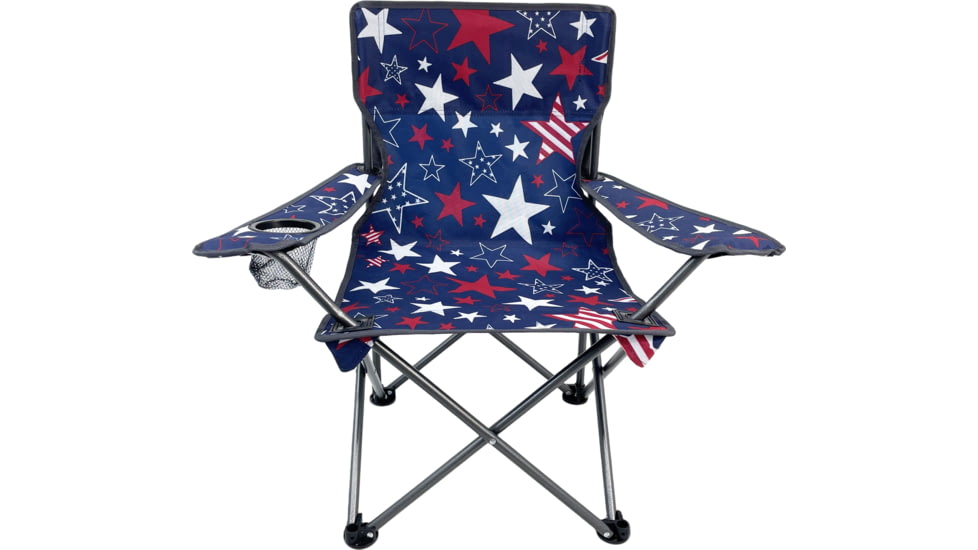 BLACK SIERRA EQUIPMENT Junior Chair, Stars/Stripes, YGCH-001S-BLU-BSE