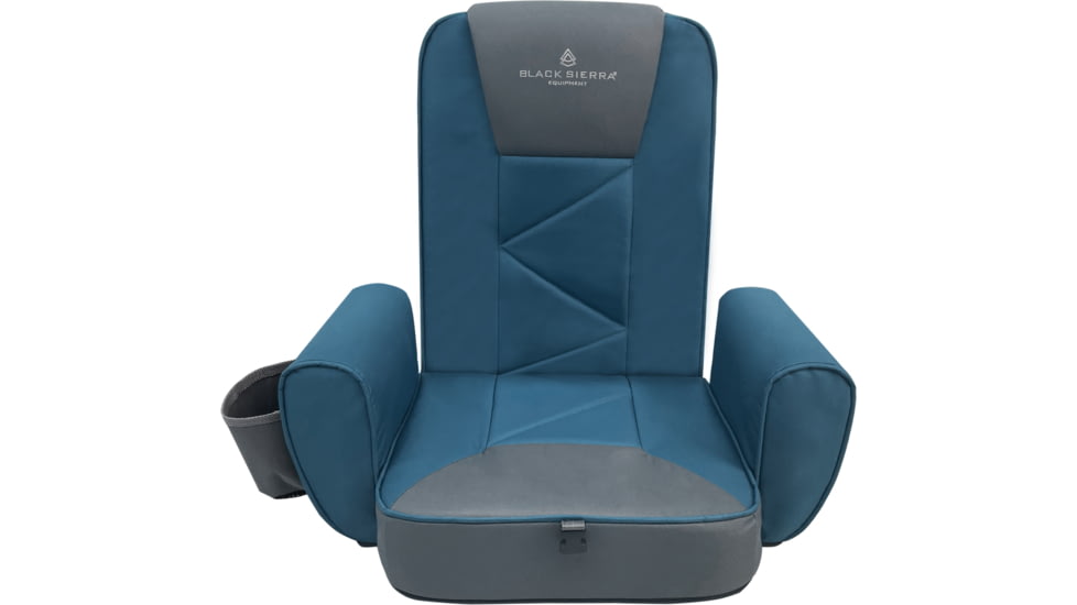 BLACK SIERRA EQUIPMENT Nomad High Back Stadium Seat , Moroccan Blue, STAD-002-MOR-BSE