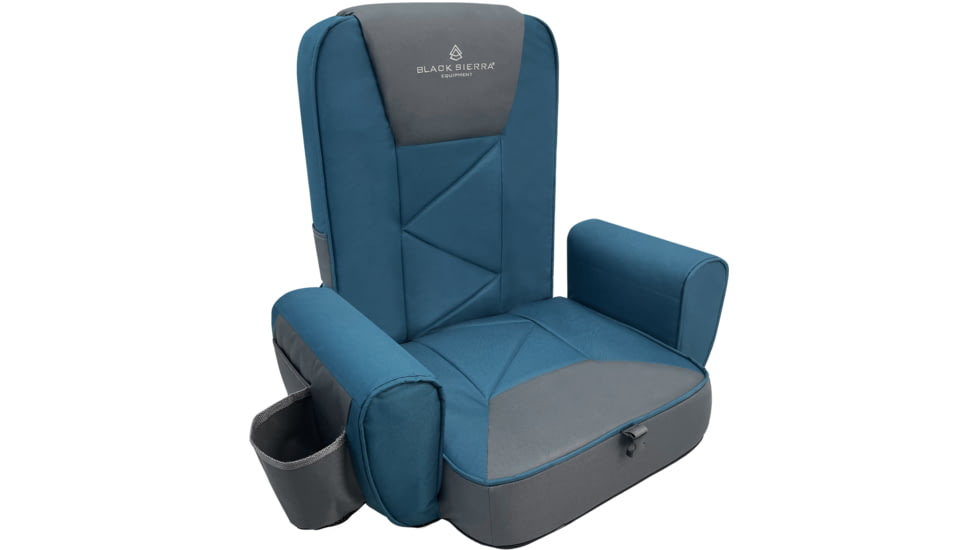 BLACK SIERRA EQUIPMENT Nomad High Back Stadium Seat , Moroccan Blue, STAD-002-MOR-BSE