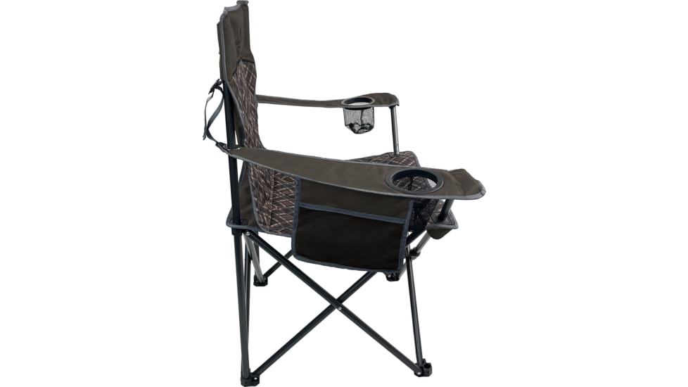 BLACK SIERRA EQUIPMENT Quilted Quad Chair, Brown, PQACH-007P-BRN-BSE
