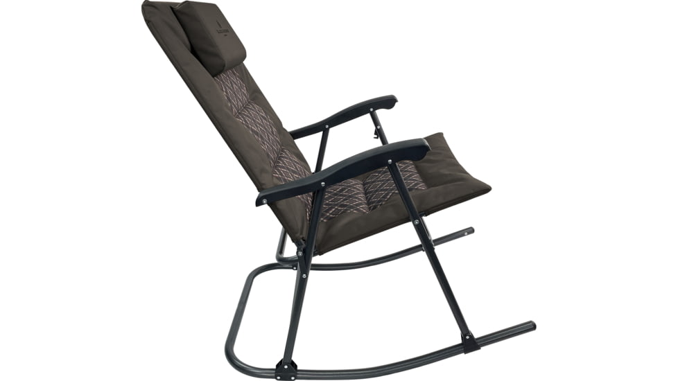 BLACK SIERRA EQUIPMENT Quilted XL Leanback Rocker , Brown, RKCH-003P-BRN-BSE