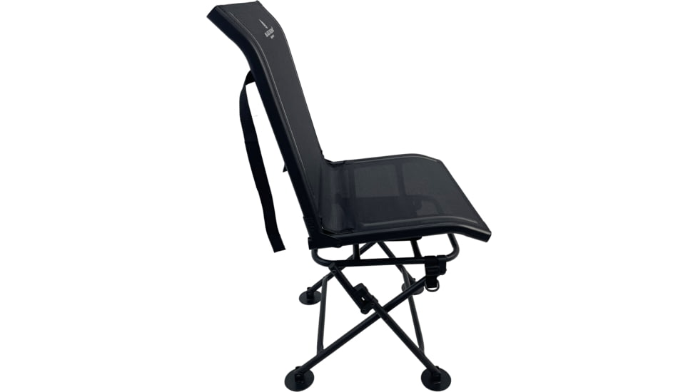 BLACK SIERRA EQUIPMENT Scout 360 Swivel Blind Chair,Black, HCH-035-BLK-BSE