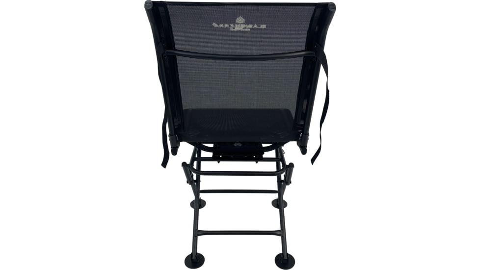 BLACK SIERRA EQUIPMENT Scout 360 Swivel Blind Chair,Black, HCH-035-BLK-BSE