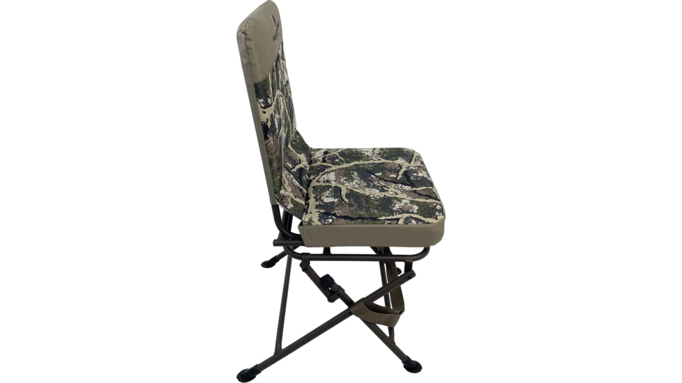 BLACK SIERRA EQUIPMENT XL Padded Swivel Blind Chai,Ranger Camo, HCH-008T-RG-BSE