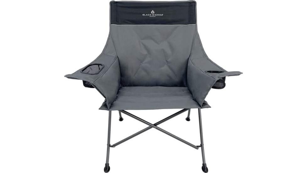 BLACK SIERRA EQUIPMENT XL Padded Tension Chair, Gray, QACH2-018-GRY-BSE