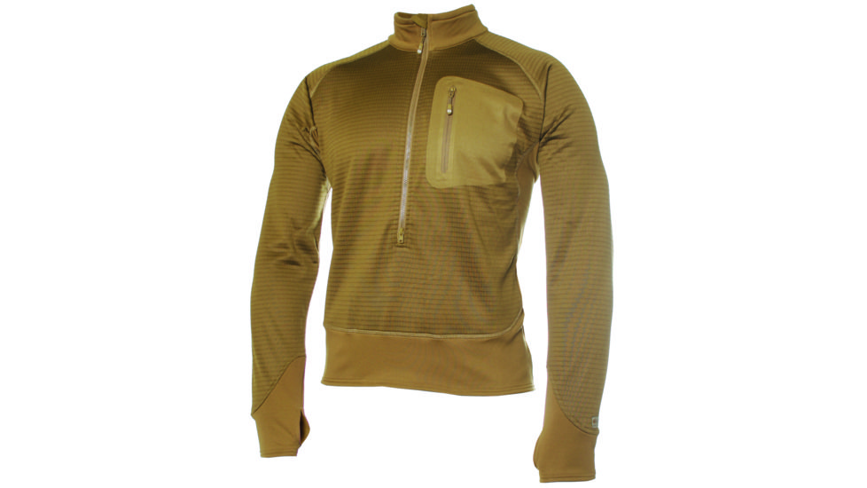 BlackHawk 3/4 Zip Fleece Pullover, Coyote Brown