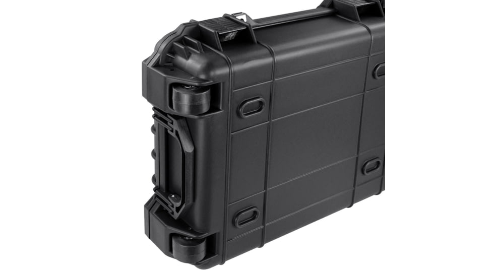 BlackHawk 38in Waterproof Roller Hard Rifle Case w/ Foam, Black, Small, BH00013