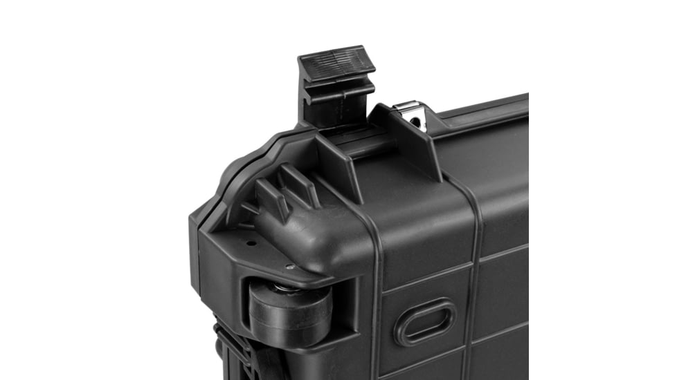 BlackHawk 38in Waterproof Roller Hard Rifle Case w/ Foam, Black, Small, BH00013