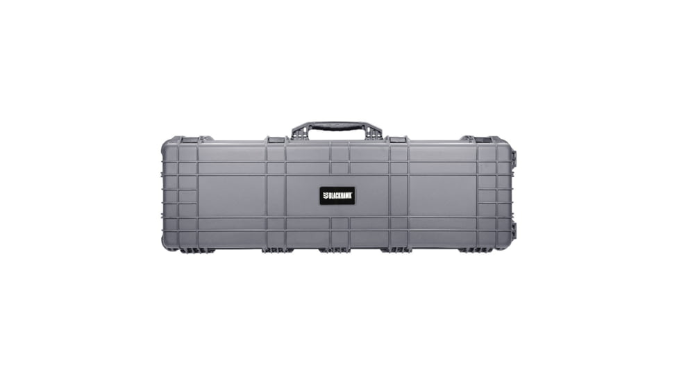 BlackHawk 38in Waterproof Roller Hard Rifle Case w/ Foam, Gray, Small, BH00013-GRA