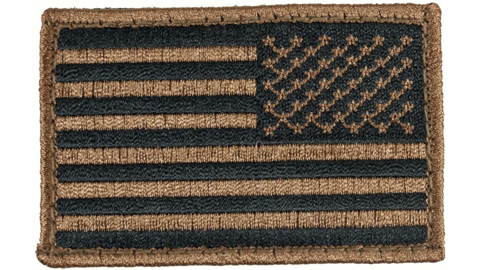 BlackHawk American Flag- Tan/Black- Reversed
