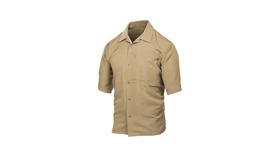 Blackhawk Casual Short Sleeve Shirt, Clay, Medium