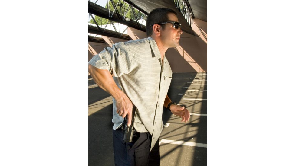 Blackhawk Casual Short Sleeve Shirt, Green Plaid