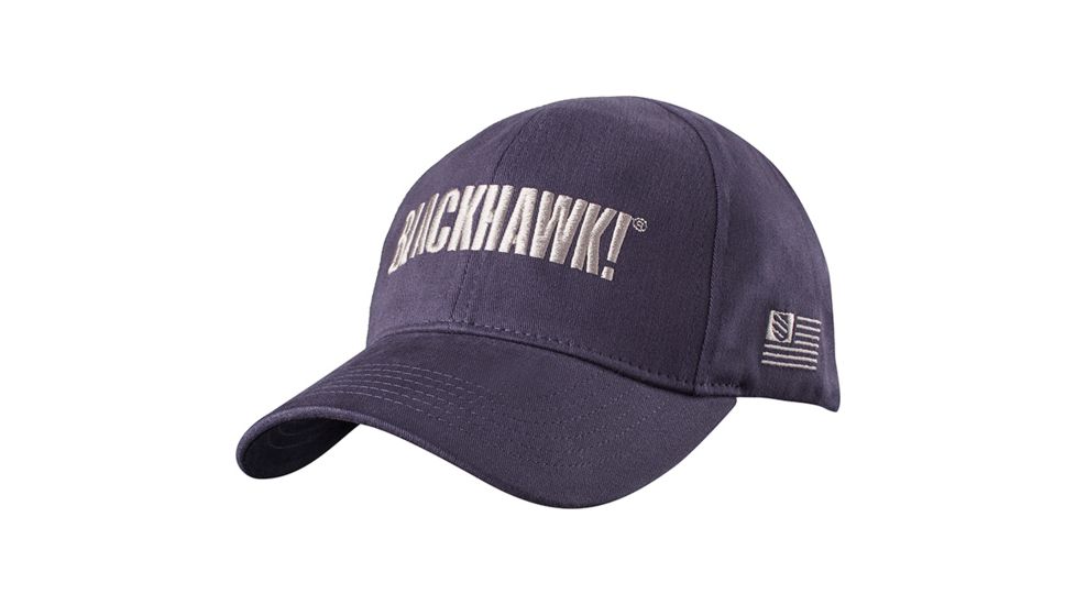 BlackHawk Cotton Spandex Fitted Cap, Navy, Medium/Large FC01NAML
