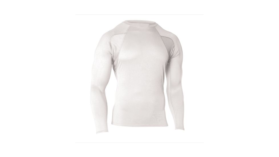 Blackhawk Engineered Fit Mock Neck Shirt, Long Sleeve, White, XL, 84BS04WH-XL 