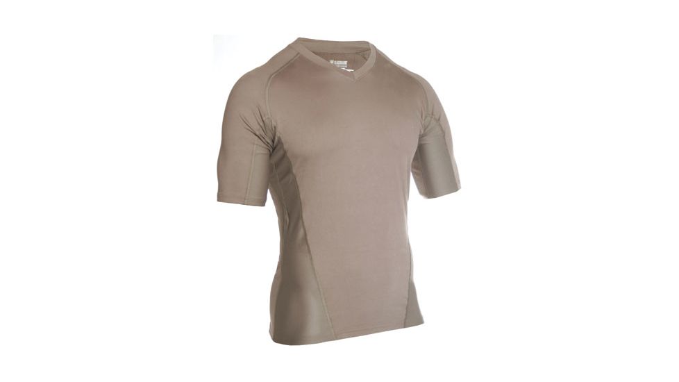 Blackhawk Engineered Fit Shirt, Short Sleeve, Vneck, Foliage Green, Small, 84BS03FG-SM