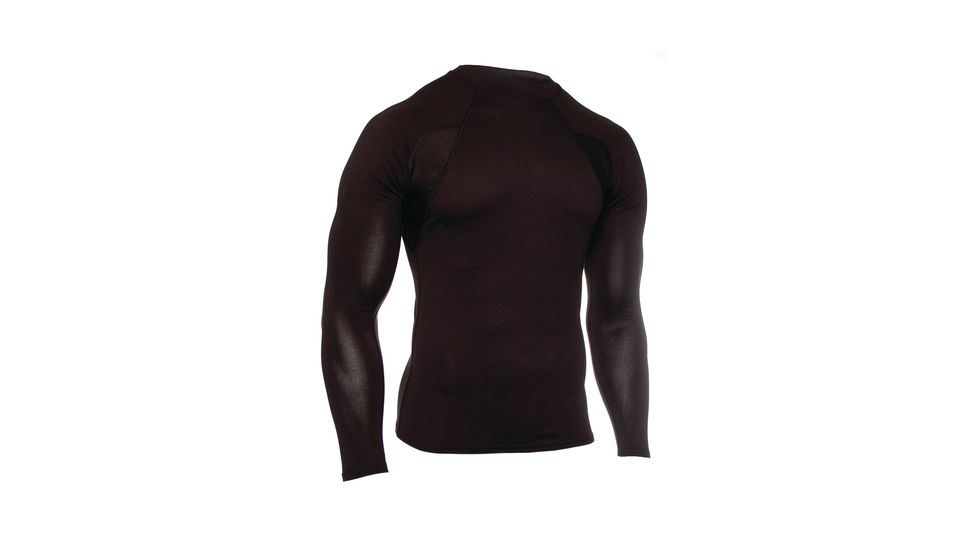 Blackhawk Engineered Fit Mock Neck Shirt, Long Sleeve, Black, XXLarge, 84BS04BK-2XL