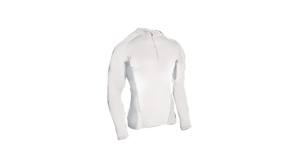 Blackhawk Engineered Fit Shirt-LS 1/4 Zip, Color - White, Size - Large, 84BS01WH-LG