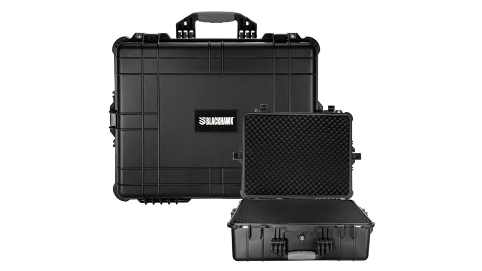 BlackHawk Extra Large 24in Waterproof Hard Camera and Gear Case w/Foam, Black, BH00041