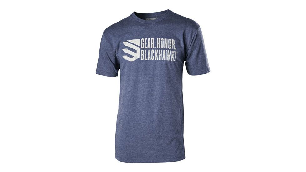 BlackHawk Gear. Honor. T-Shirt, Navy, XX Large, GT02NA2XL